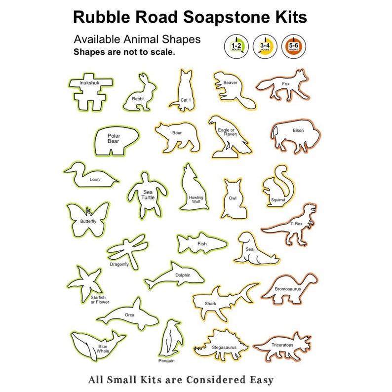 (image for) Soapstone Kit Small Wolf - Click Image to Close