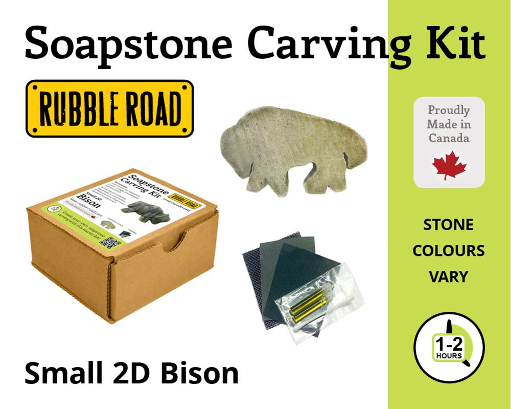 Bison Soapstone Carving Kit