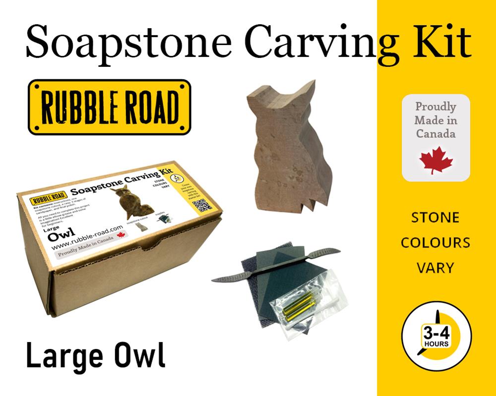 (image for) Soapstone Kit Large Owl