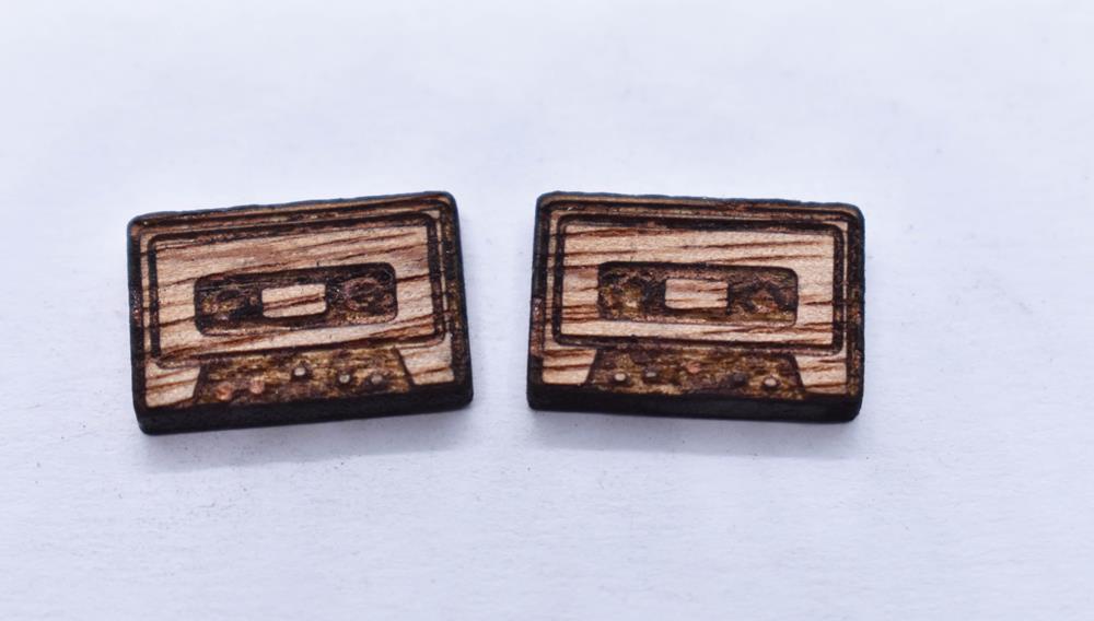 (image for) Wood Earring Part Cassette tap